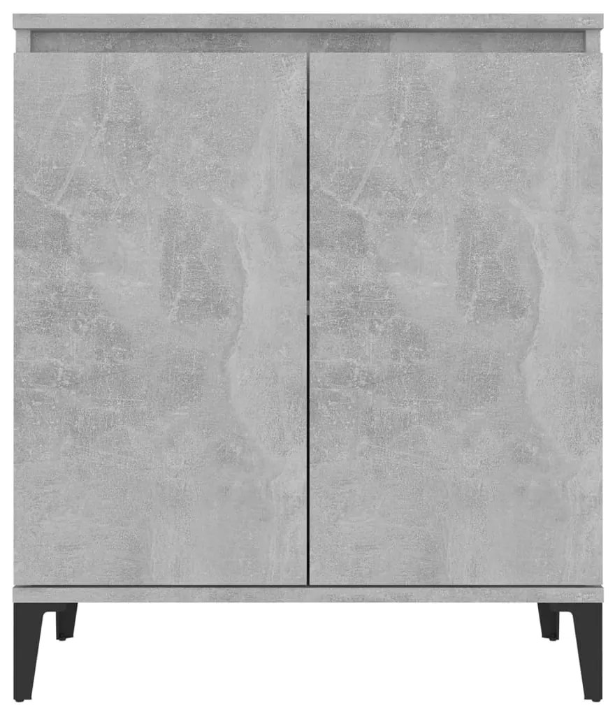 vidaXL Ντουλάπι Γκρι Σκυροδέματος 60x35x70 εκ. Επεξεργασμένο Ξύλο