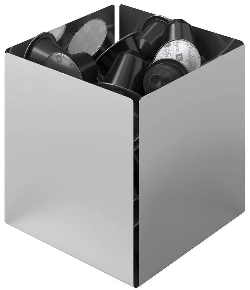 Βάση Για Κάψουλες 116-001 13x13x13cm Silver Pam&amp;Co Stainless Steel