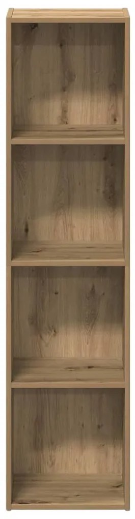 vidaXL Ντουλάπι βιβλίων Artisan Oak 36x30x143 cm Κατασκευασμένο ξύλο