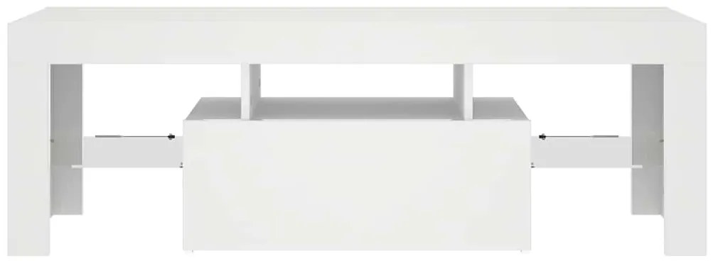 vidaXL Έπιπλο Τηλεόρασης με LED Λευκό 120x30x40 εκ.