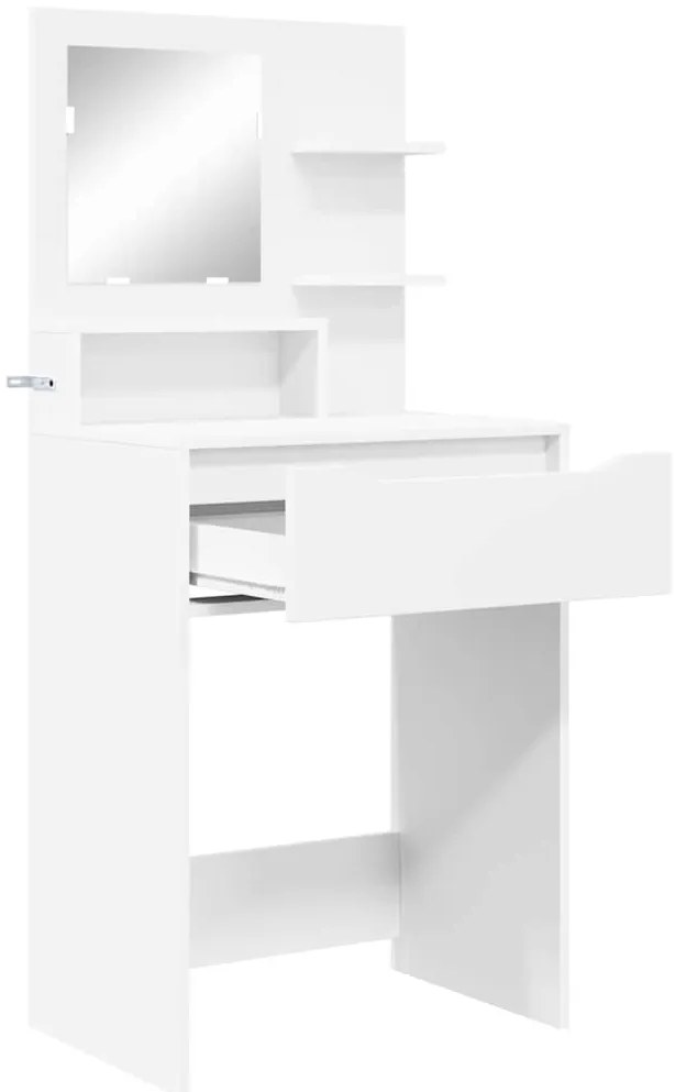 vidaXL Τραπέζια Ντυσίματος Κρεβατοκάμαρας Λευκό 80 x 39,6 x 135 εκ