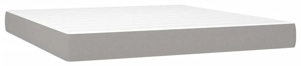 ΚΡΕΒΑΤΙ BOXSPRING ΜΕ ΣΤΡΩΜΑ ΑΝΟΙΧΤΟ ΓΚΡΙ 180X200 ΕΚ. ΥΦΑΣΜΑΤΙΝΟ 3131689