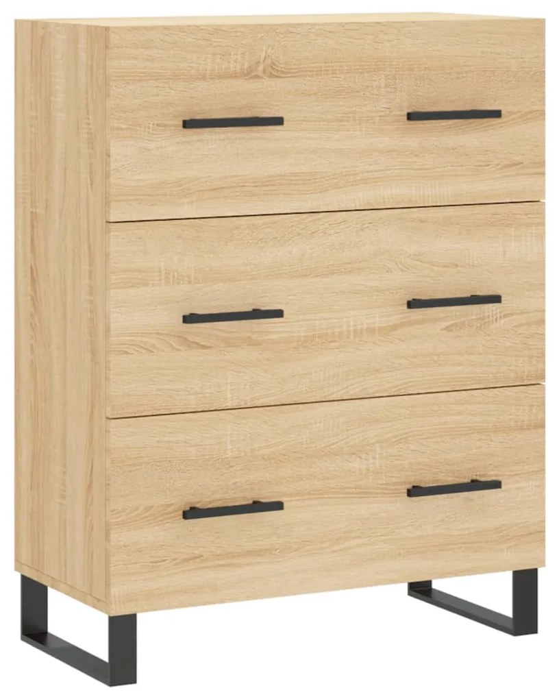 vidaXL Ντουλάπι Sonoma Δρυς 69,5 x 34 x 90 εκ. από Επεξεργασμένο Ξύλο
