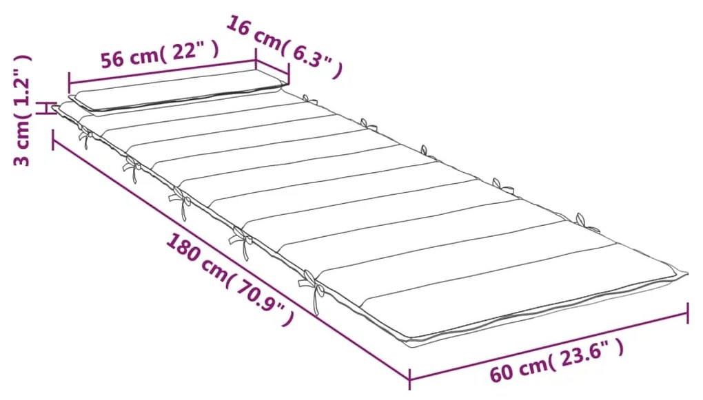 ΜΑΞΙΛΑΡΙ ΞΑΠΛΩΣΤΡΑΣ ΓΚΡΙ 180 X 60 X 3 ΕΚ. ΑΠΟ ΎΦΑΣΜΑ OXFORD 361853