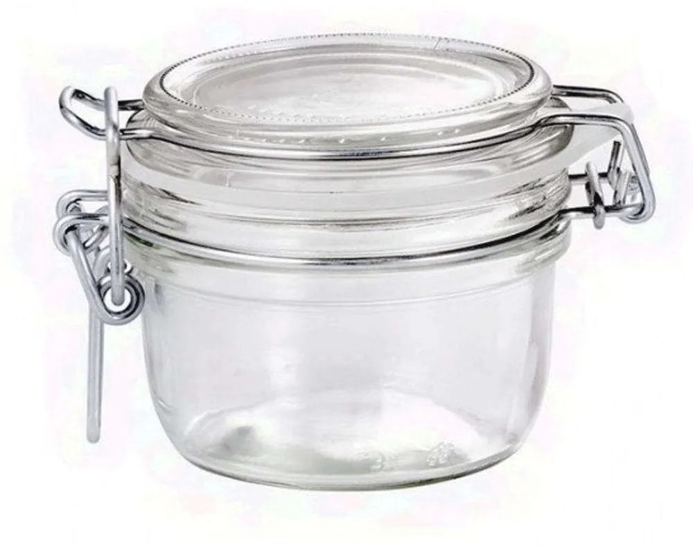 Βάζο Αποθήκευσης Fido BR00600715 125ml Clear Bormioli Rocco Glass