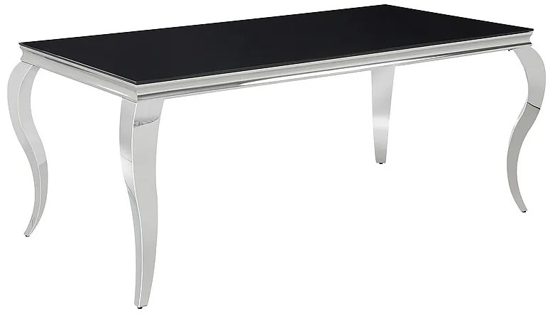 TABLE PRINCE BLACK/CHROME 180X90 DIOMMI PRINCECCH180 DIOMMI-80-2233