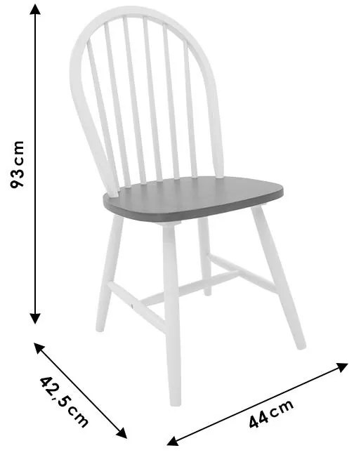 Τραπεζαρία Alice-Adalyn σετ 5τμχ MDF φυσικό-λευκό Φ106x78εκ 106x106x78 εκ.