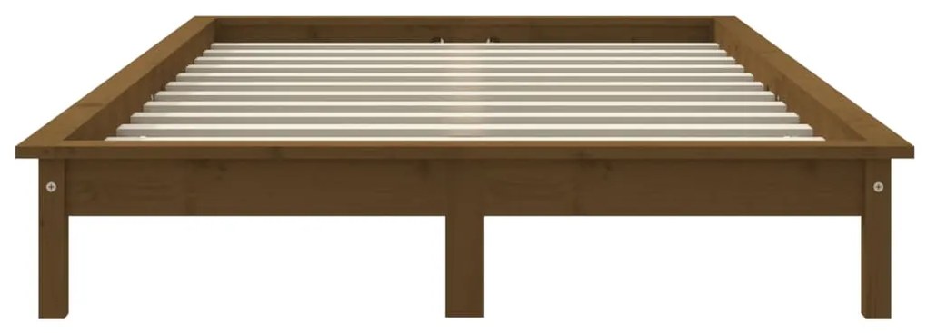 vidaXL Πλαίσιο Κρεβατιού Μελί 180 x 200εκ. Μασίφ Πεύκο Super King Size