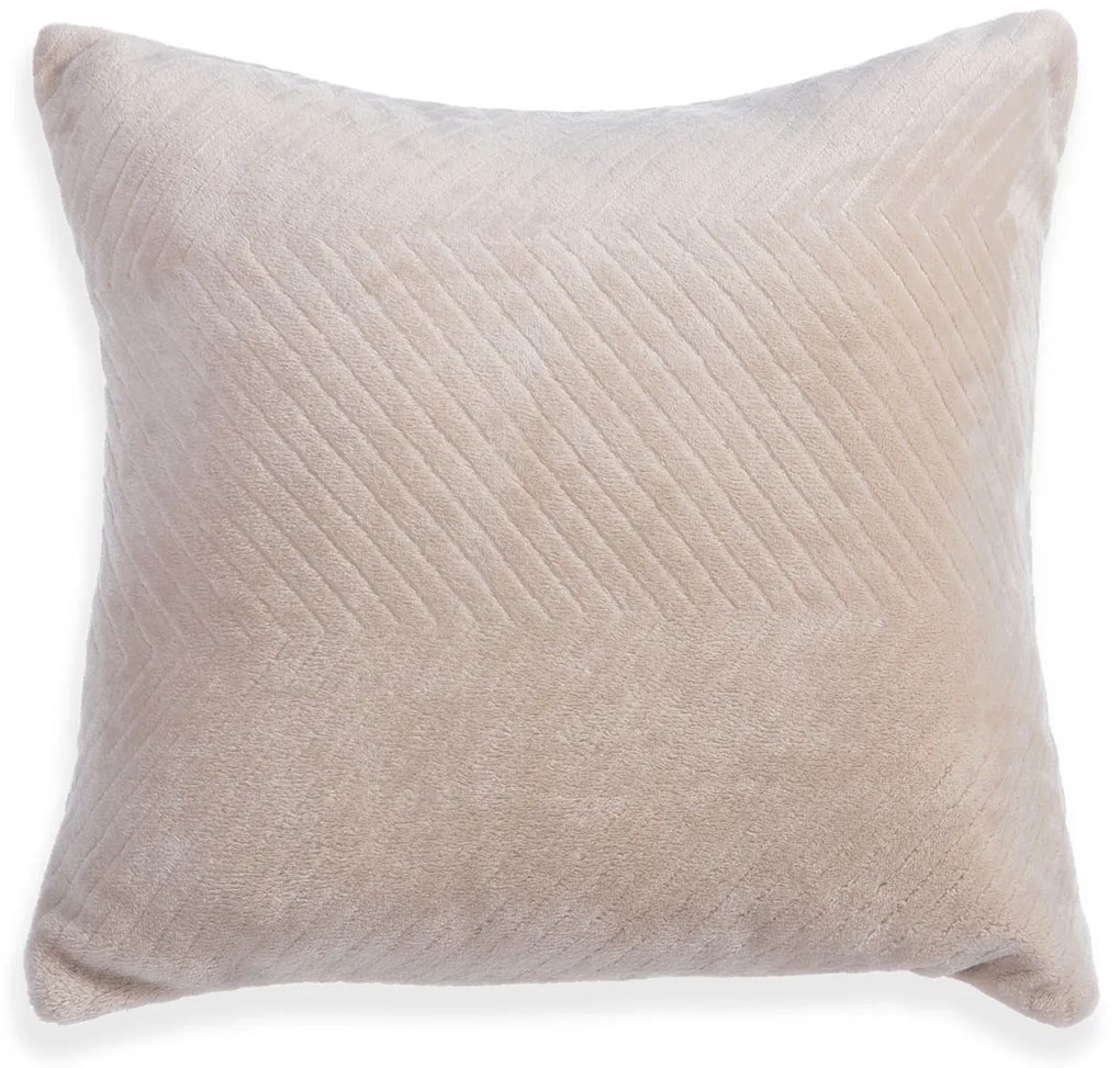 Διακοσμητικό Μαξιλάρι Fleece (45x45) Nef-Nef Homeware Dakari Ecru