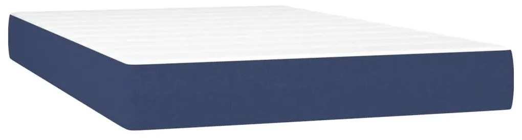 ΚΡΕΒΑΤΙ BOXSPRING ΜΕ ΣΤΡΩΜΑ ΜΠΛΕ 120X200 ΕΚ. ΥΦΑΣΜΑΤΙΝΟ 3140847