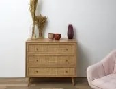 HOME DECO FACTORY ΚΟΝΣΌΛΕΣ &amp; ΜΠΟΥΦΈΔΕΣ (ΈΠΙΠΛΑ ΕΙΣΌΔΟΥ) BALI 3-DRAWER CHEST A1/M1 HD7455 14,5/95/42,5 NEOPORTAL-3664944335429