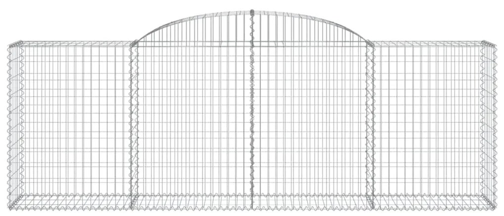 vidaXL Συρματοκιβώτια Τοξωτά 11 τεμ. 300x50x100/120 εκ. Γαλβαν. Ατσάλι