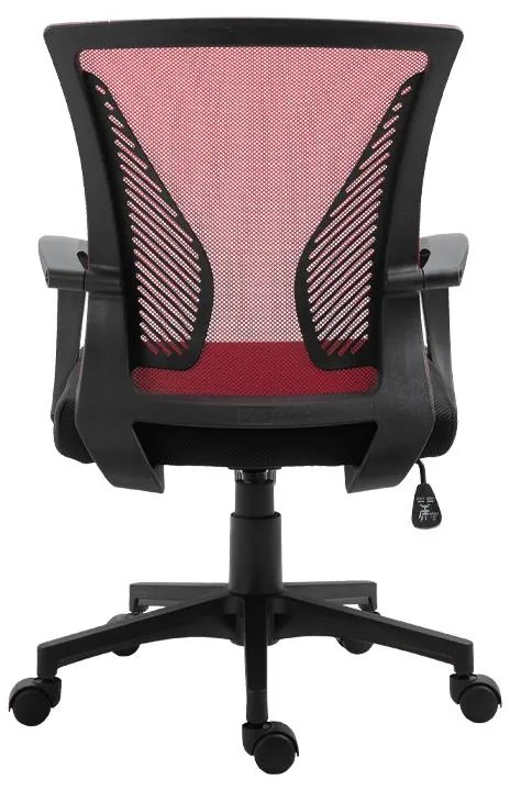 Καρέκλα Γραφείου FL05 Fylliana Κόκκινο - Μαύρο 57x65x90/100 εκ. 57x65x100 εκ.