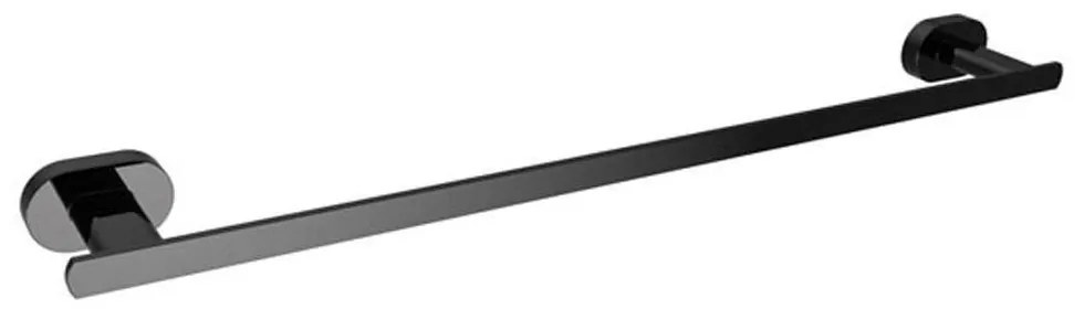 Κρεμάστρα Πετσέτας New Oval 75024 Black Karag Metal