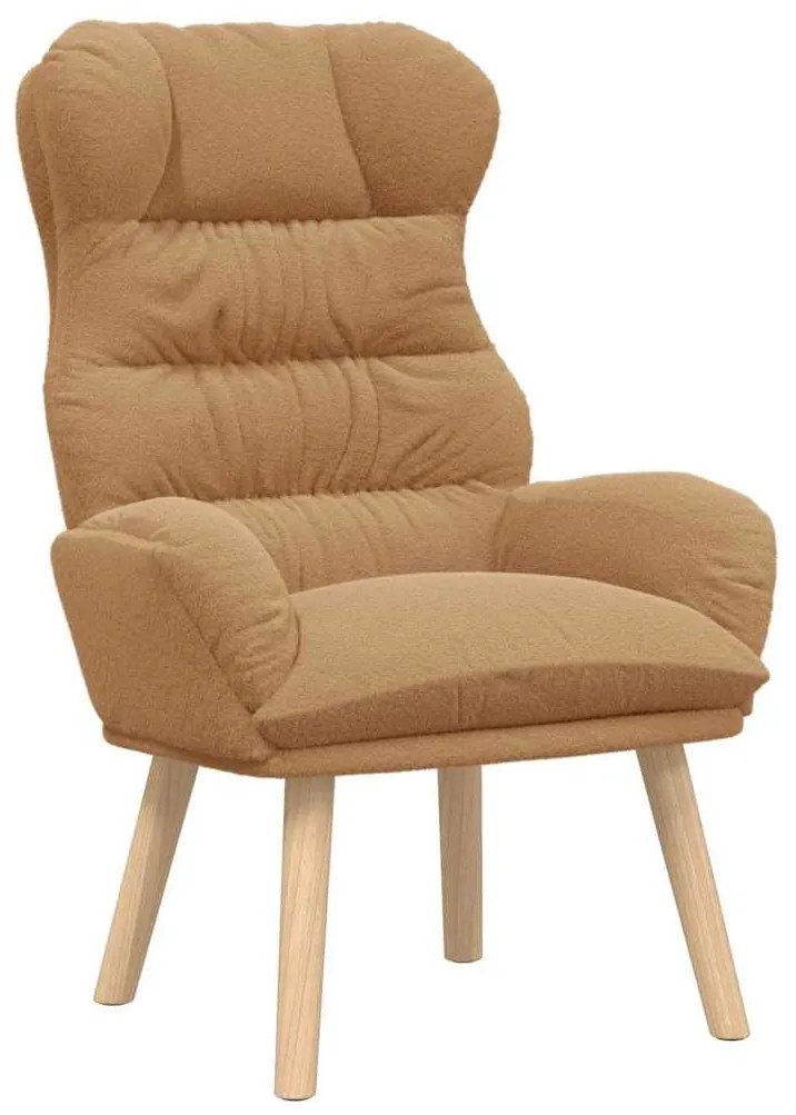 vidaXL Χαλαρωτική Πολυθρόνα Μπεζ 69 x 74 x 93 εκ. ύφασμα