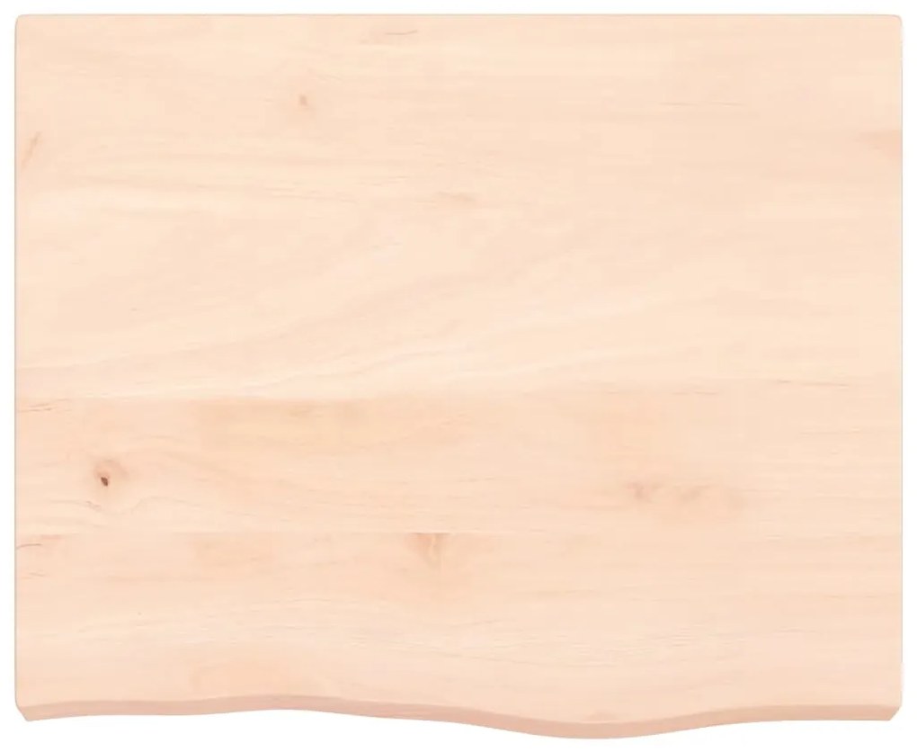 vidaXL Πάγκος Μπάνιου 60x50x(2-6) εκ. από Ακατέργαστο Μασίφ Ξύλο