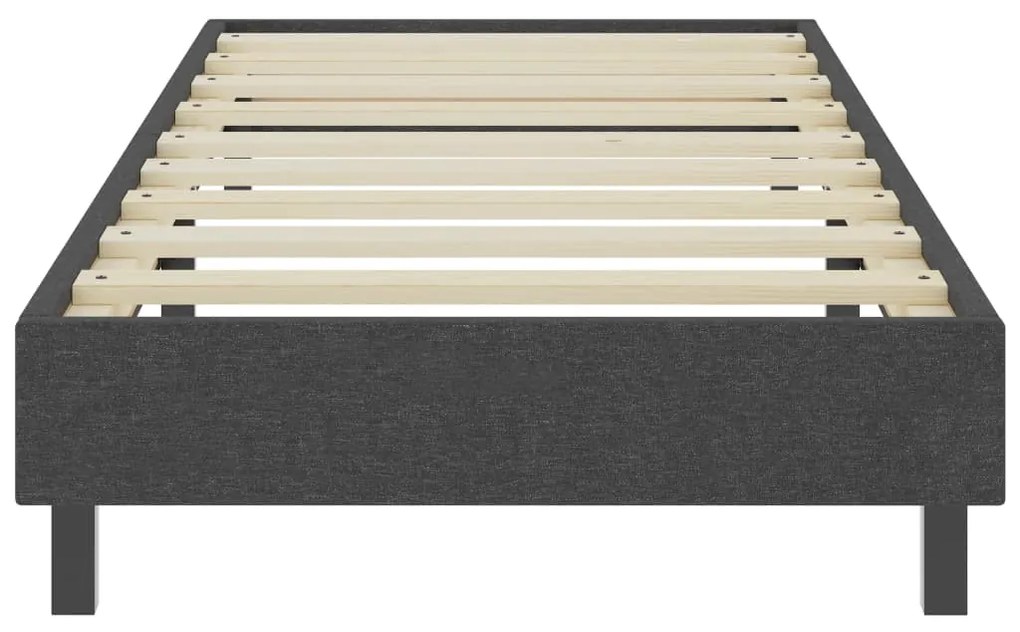 vidaXL Πλαίσιο Κρεβατιού Boxspring Γκρι 100 x 200 εκ. Υφασμάτινο