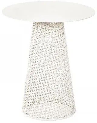 ΣΤΡΟΓΓΥΛΟ ΤΡΑΠΕΖΑΚΙ ΣΑΛΟΝΙΟΥ Fylliana FL2902 ΜΠΕΖ ΧΡΩΜΑ 40x46εκ 128-225-121