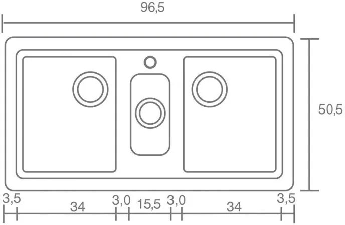 Νεροχύτης Sanitec 325-Granite Beige