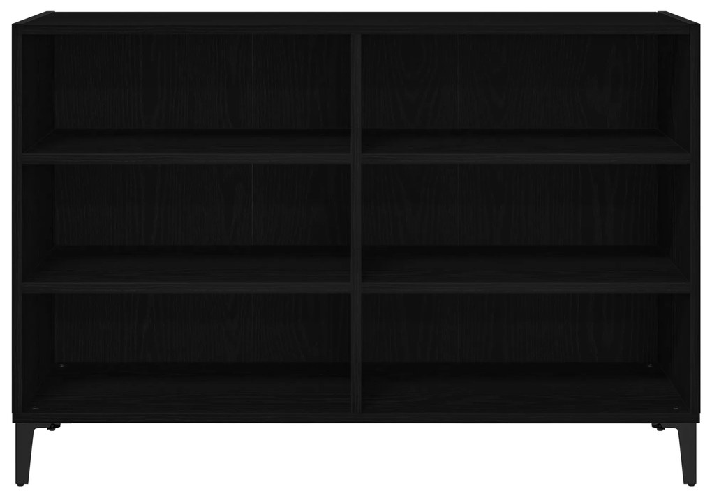 vidaXL Μπουφές Μαύρο Δρυς 103,5x35x70 εκ. Ξύλο Επεξεργασμένο