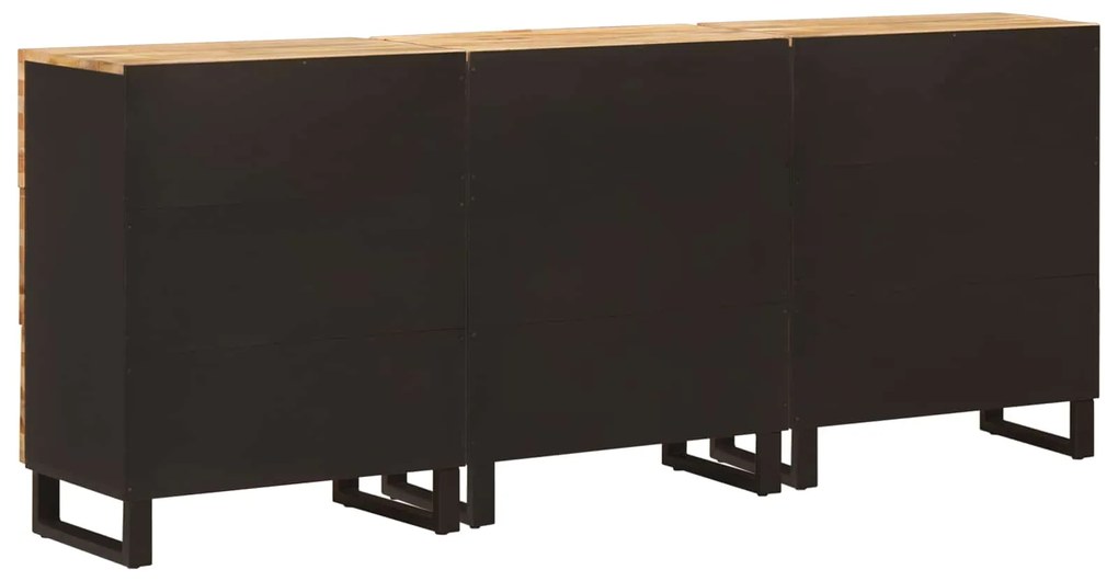 vidaXL Πλαϊνό γραφείο Καφέ Στερεό ξύλο μάνγκο