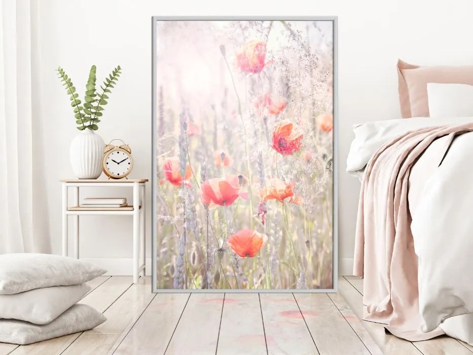 Αφίσα - Poppies - 20x30 - Χρυσό - Χωρίς πασπαρτού