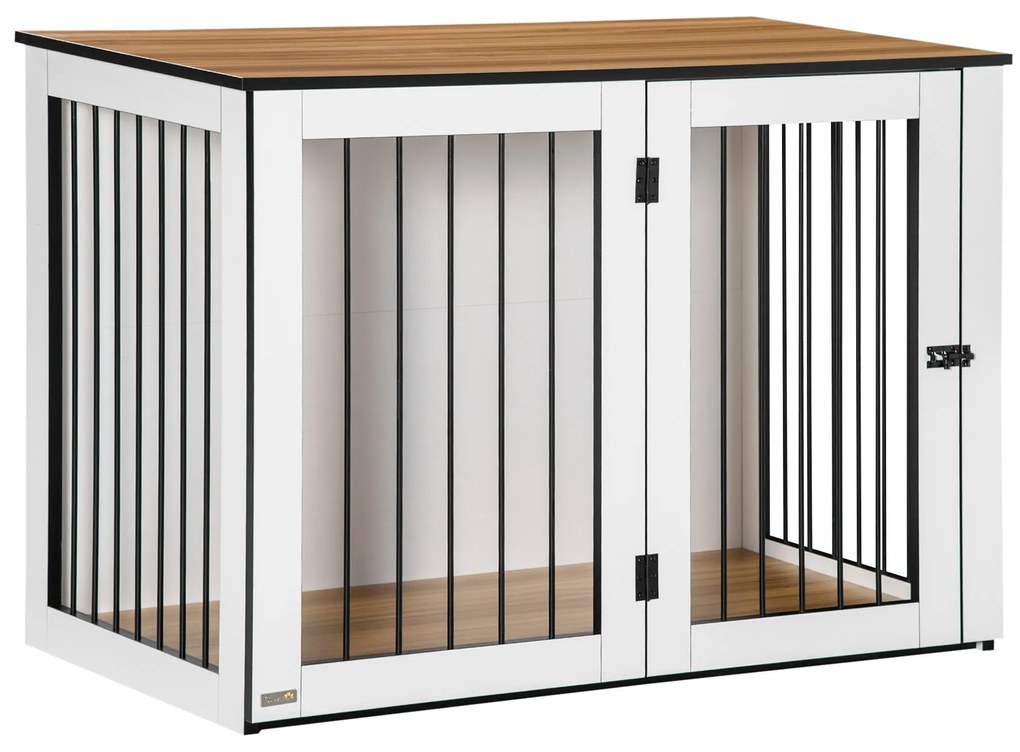 PawHut Κλουβί Σκύλου, Κλουβί Σκύλου, 1 πόρτα, για μικρούς και μεσαίους σκύλους