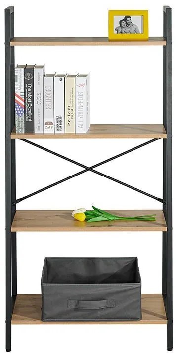 Βιβλιοθήκη - Ραφιέρα Edge 1942 Μεταλλική Fylliana Sonoma - Artisan 64x32x128 εκ. 64x32x128 εκ.