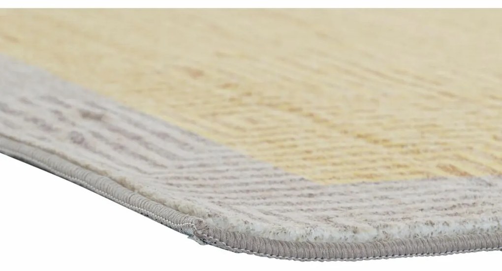 Χαλί DKD Home Decor Κίτρινο (160 x 230 x 0,7 cm)