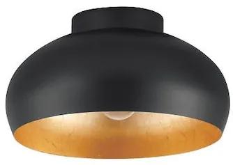 Eglo Mogano Μοντέρνα Μεταλλική Πλαφονιέρα Οροφής με Ντουί E27 σε Μαύρο χρώμα 28cm 900553