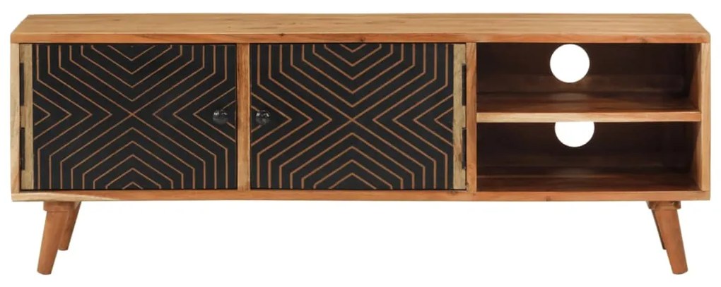 vidaXL Έπιπλο Τηλεόρασης 112 x 30 x 40 εκ. από Μασίφ Ξύλο Ακακίας