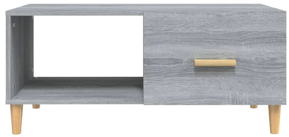 vidaXL Τραπεζάκι Σαλονιού Γκρι Sonoma 89,5x50x40εκ. Επεξεργασμένο Ξύλο