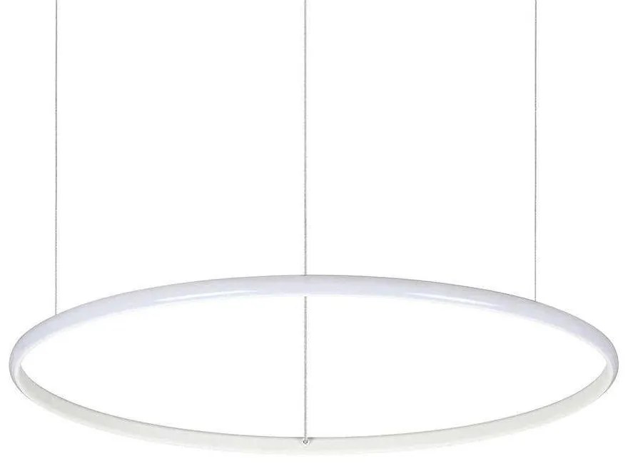 Φωτιστικό Οροφής Hulahoop 258775 61x17/212cm LED 31W White Ideal Lux