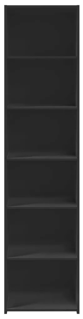 vidaXL Ντουλάπι Μαύρο 45x41x185 εκ. Επεξεργασμένο Ξύλο