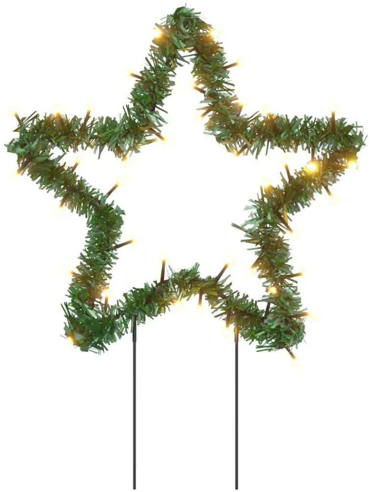 vidaXL Φωτάκια Χριστουγεννιάτικα Αστέρι με Ακίδες 3 τεμ. 50 LED 29 εκ.
