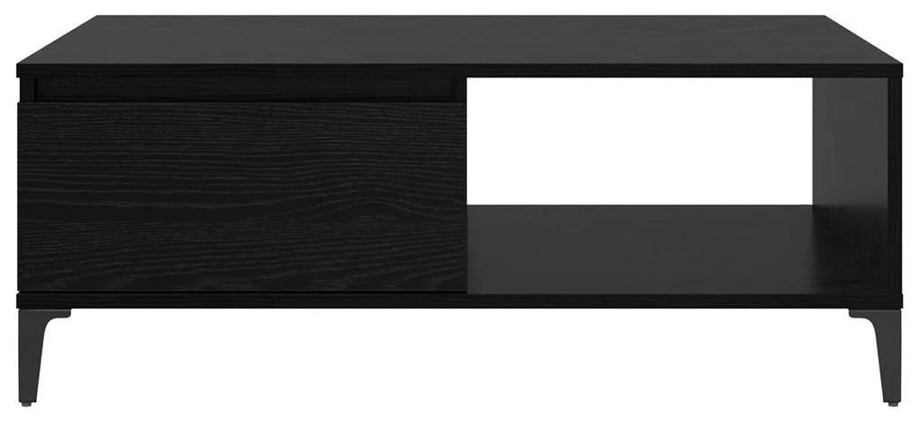 vidaXL Τραπεζάκι σαλονιού Μαύρη δρυς 90 x 60 x 35 cm