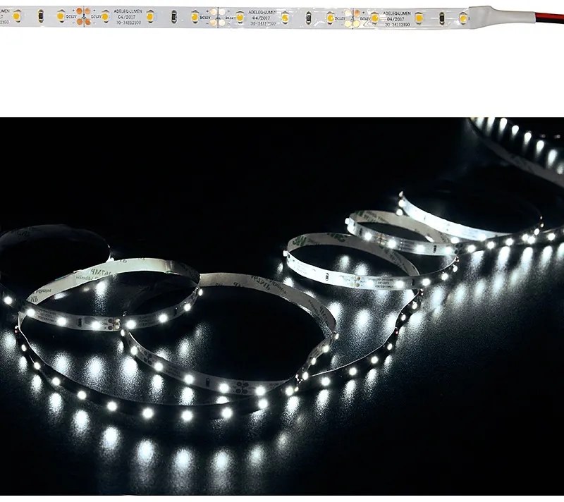Adeleq Ταινία Led 5 Μέτρα 12Vdc 4.8W Και 60Led Ανά Μέτρο Ip20 Ψυχρό 30-3411210