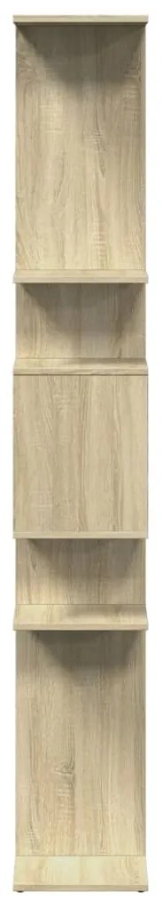 vidaXL Βιβλιοθήκη Χρώμα Sonoma Δρυς 92x29x188 εκ. Επεξεργασμένο Ξύλο
