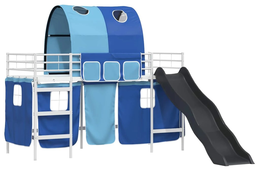 vidaXL Λευκό και Μπλε 74,5 x 190 εκ.