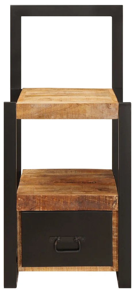 vidaXL Βάση Ρούχων με συρτάρι Καφέ 40 x 40 x 90 cm Μασίφ ξύλο μάνγκο