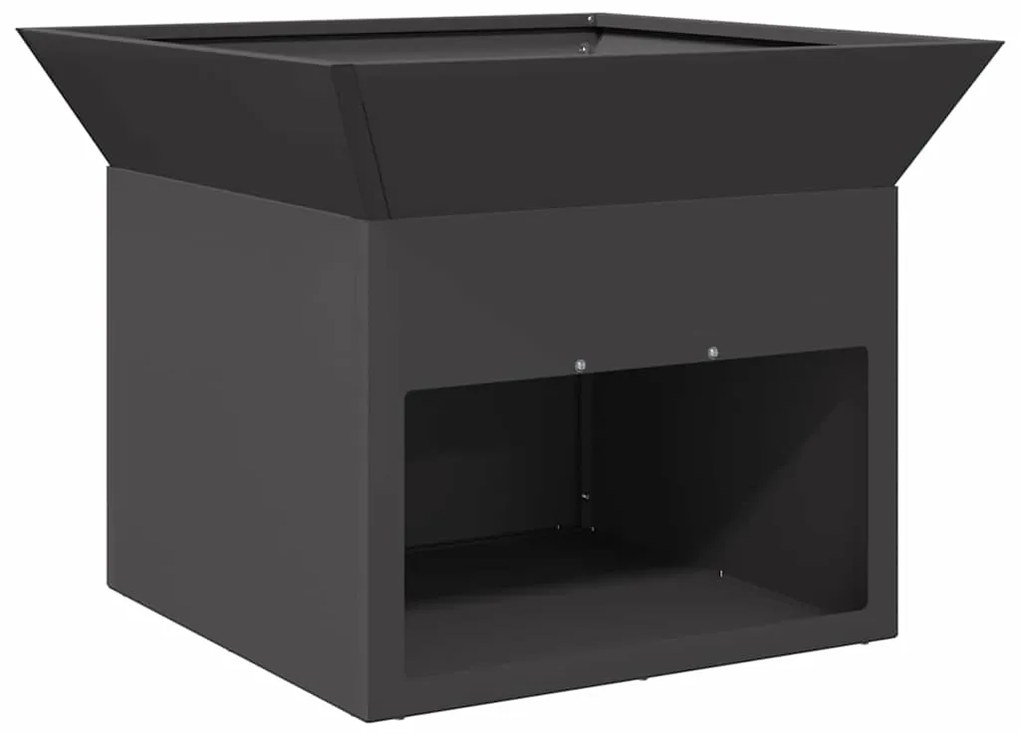 vidaXL Φωτιά Μαύρο 50 x 50 x 40 cm Ατσάλι