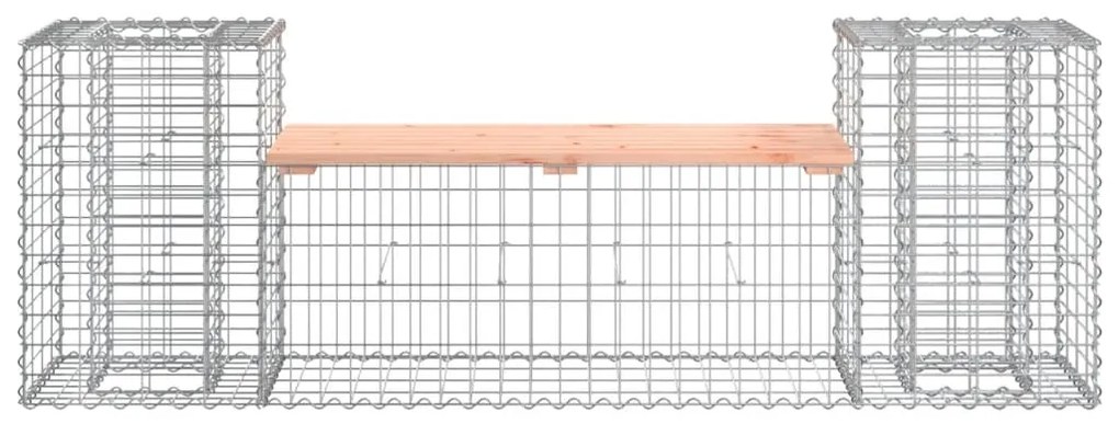 vidaXL Παγκάκι Συρματοκιβώτιο 183x41x60,5 εκ. Μασίφ Ξύλο Ψευδοτσούγκας