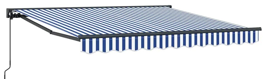 vidaXL Σκηνίτσα Αναδιπλούμενη Μπλε και άσπρο 350x250 εκ ύφασμα