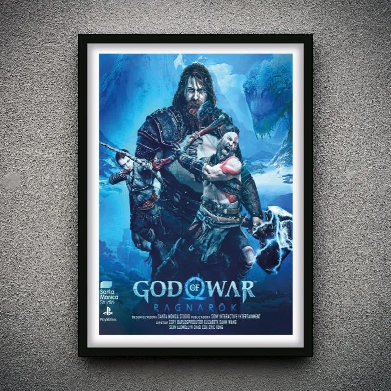 Πόστερ &amp; Κάδρο God Of War Ragnarok GM2313 30x40cm Εκτύπωση Πόστερ (χωρίς κάδρο)