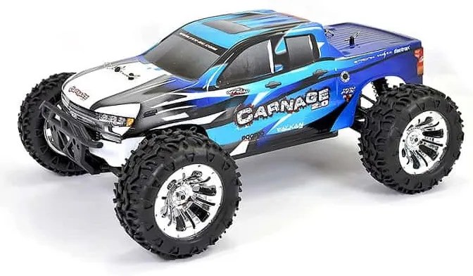 Τηλεκατευθυνόμενο FTX CARNAGE 2 1/10 BRUSHED RC TRUCK 4WD RTR - BLUE