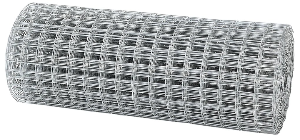 vidaXL Euro Fence 0.8x10 μ Γαλβανισμένος Χάλυβας