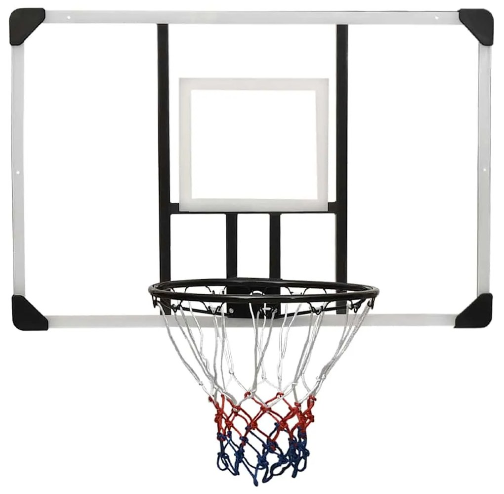 vidaXL Ταμπλό Μπασκέτας Διάφανο 106x69x3 εκ. Πολυανθρακικό