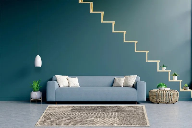 ΧΑΛΙ ETHNIK  4526D GREY-ECRU - 200X285  NewPlan