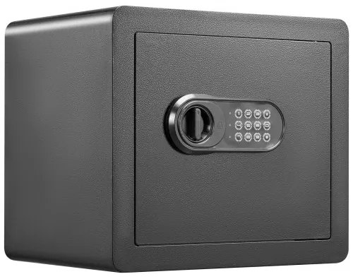 VEVOR Safe, 1.2 Cubic Feet Home Safe, Steel Security Safe with Digital Keypad and 2 Keys, Cabinet Safe with Fire-proof Bag, Protect Cash, Gold, Jewelry, Documents for Home, Hotel, 15.8x11.8x13.8 inche