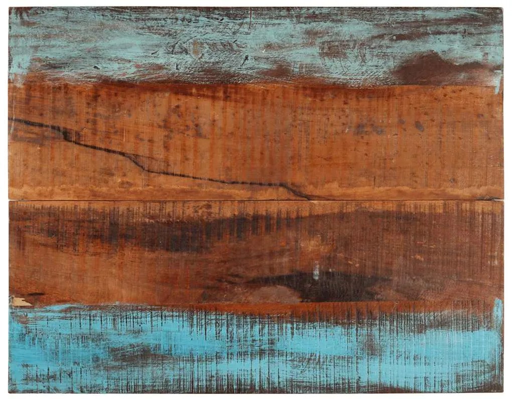 vidaXL Επιφάνεια Τραπεζιού Ορθ. 70x90 εκ 25-27 χιλ Μασίφ Ανακ. Ξύλο